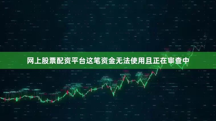 网上股票配资平台这笔资金无法使用且正在审查中